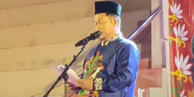FOTO: MATAKALTENG - Pj Bupati Katingan, Saiful saat menyampaikan sambutan.