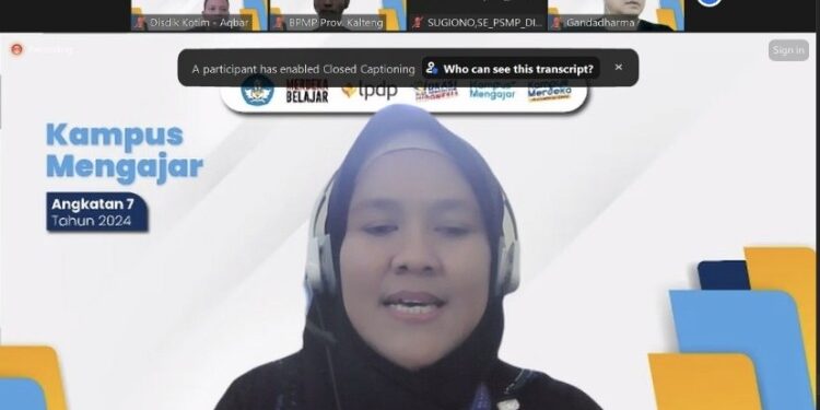 FOTO:DISDIK/MATA KALTENG - Program kampus mengajar angakatan 7 tahun 2024.