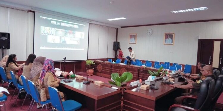 FOTO: MATAKALTENG - Rakor pengendalian inflasi daerah bersama Menteri Dalam Negeri.