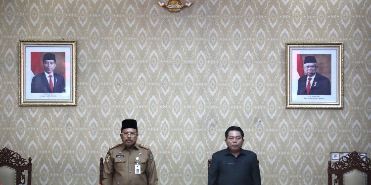 FOTO: MATAKALTENG - Ketua DPRD Kalteng, Wiyatno, dalam Penutup Masa Persidangan III Tahun Sidang 2023.