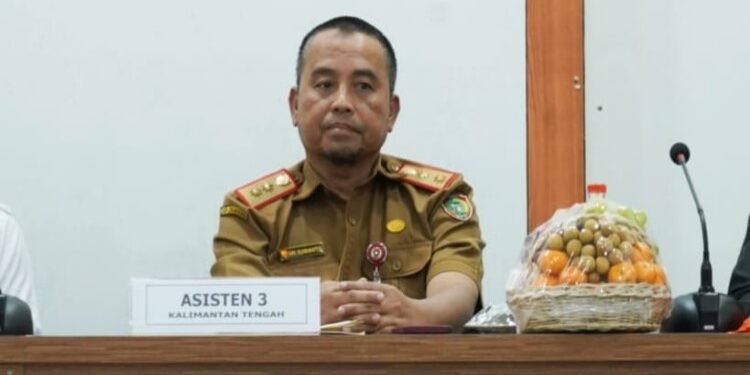 FOTO: MATAKALTENG - Asisten Administrasi Umum (Adum) Setda Kalteng Sri Suwanto hadiri acara Ngobrol Pemilu Lintas Sektoral Kesiapan Pemilu 2024.