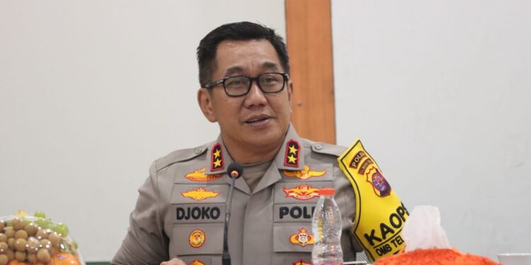 FOTO: RZL/MATAKALTENG - Kapolda Kalteng, Irjen Pol Djoko Poerwanto, pada saat menyampaikan arahan.
