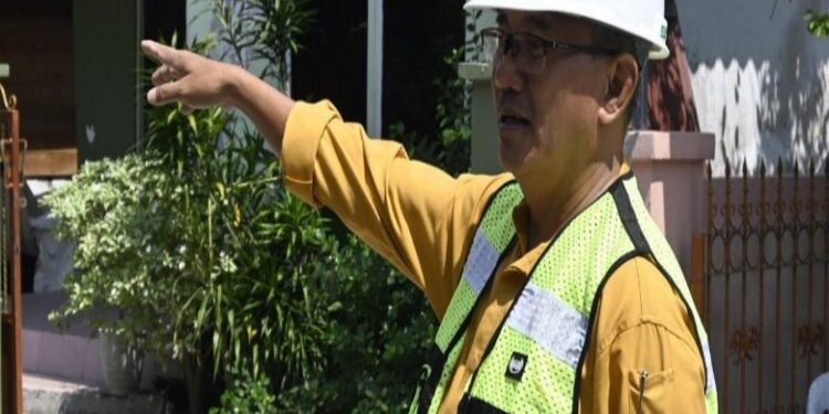 FOTO: MATAKALTENG - Kepala Dinas PUPR Palangka Raya, Arbert Tombak.