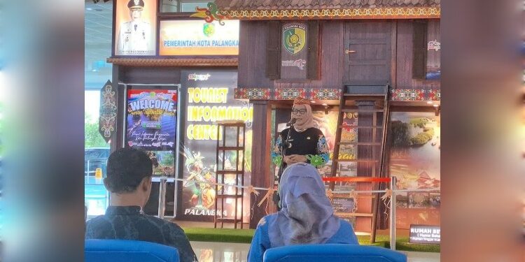 FOTO: MATAKALTENG - Peresmian Tourism Information Center (TIC) di Bandara Tjilik Riwut, belum lama ini.