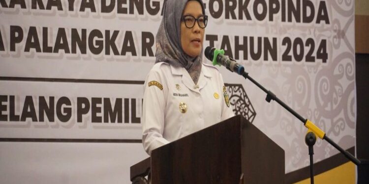 FOTO: MATAKALTENG - Pj Wali Kota Palangka Raya, Hera Nugrahayu.