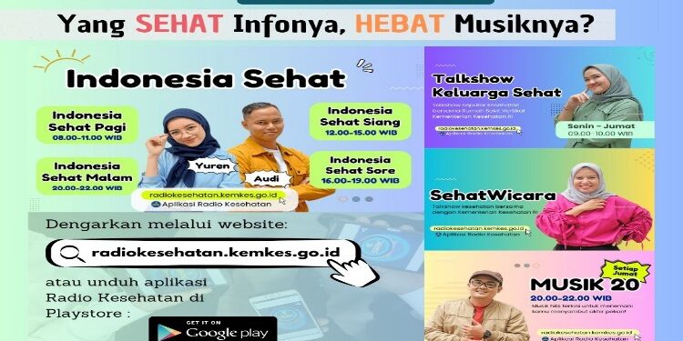 FOTO: IST/MATA KALTENG - Radio kesehatan oleh Kementrian Kesehatan Republik Indonesia.