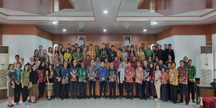 FOTO: MATAKALTENG - Acara Silaturahmi dan Rapat Dinas Awal Tahun 2024 Dinas ESDM Kalteng.
