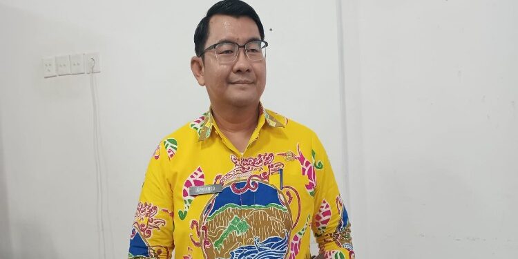 FOTO: MATAKATENG - Kepala Disdikpora Kabupaten Gumas, Aprianto.