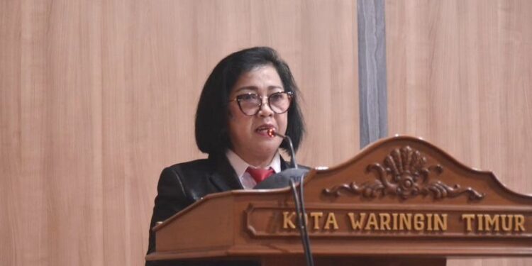Ketua DPRD Kotim, Rinie Anderson.