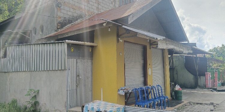 FOTO: AGUS/MATAKALTENG - Kondisi warung gas LPG setelah di grebek oleh pihak Polres Kotim.