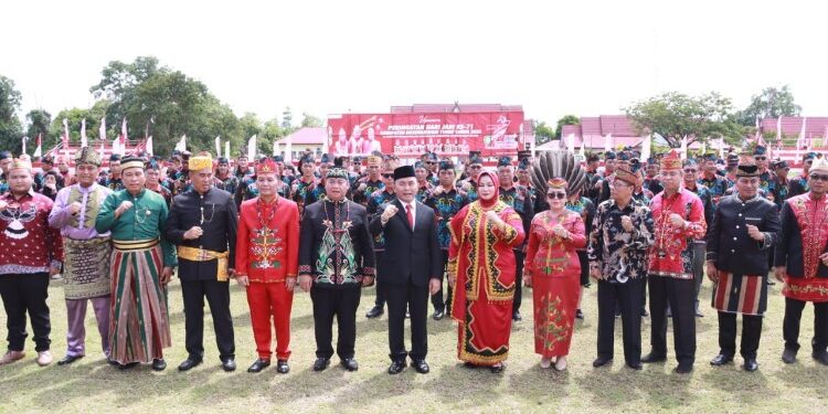 FOTO: MATAKALTENG - Gubernur Sugianto Sabran saat menghadiri HUT Kabupaten Kotawaringin Timur beberapa waktu lalu.