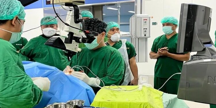 FOTO: DOK/MATA KALTENG - Proses operasi yang dilakukan di RSUD dr Murjani Sampit.