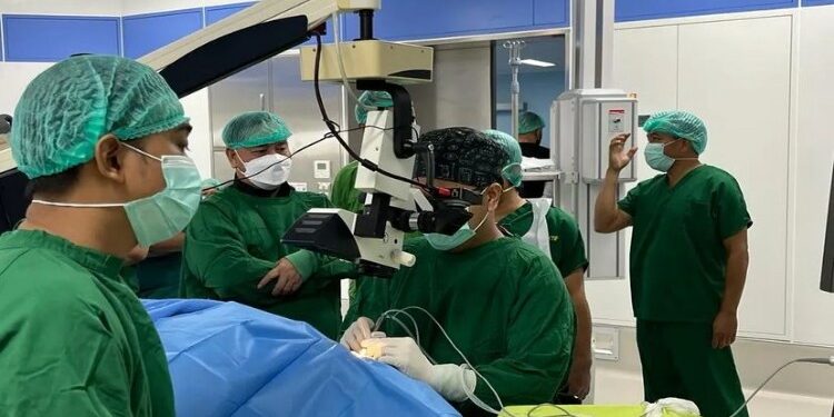 FOTO: DOK/MATA KALTENG - Proses operasi yang dilakukan di RSUD dr Murjani Sampit.