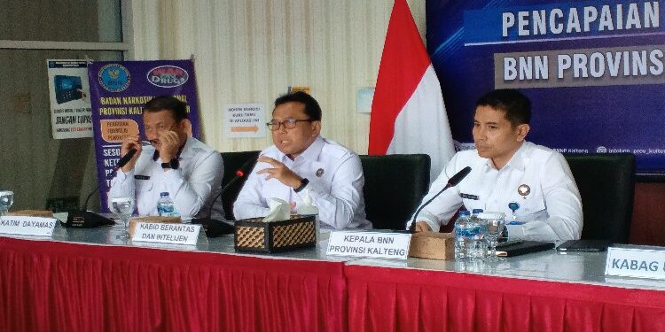 FOTO: RZL/MATAKALTENG - Kabid Pemberantasan dan Intelijen BNNP Kalteng, Kombes Pol Agustiyanto.