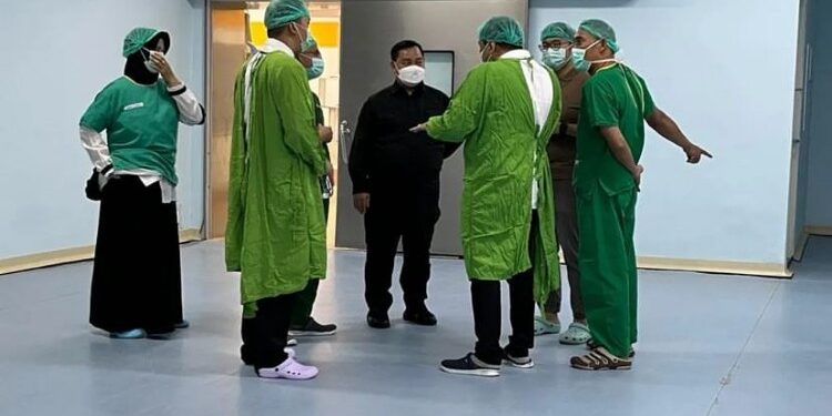 FOTO: DOK/MATA KALTENG - Kunjungan Bupati Kotim di RSUD dr Murjani Sampit.
