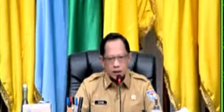 FOTO: MATAKALTENG - Rapat Koordinasi (Rakor) Pengendalian Inflasi Bersama Menteri Dalam Negeri RI Tito Karnavian.