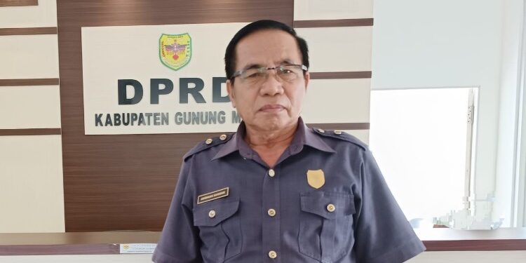 FOTO: MATAKALTENG - Ketua DPRD Kabupaten Gumas, Akerman Sahidar.