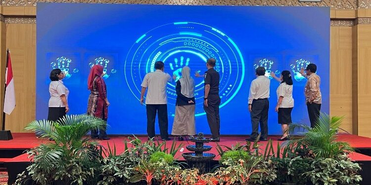 FOTO: MATAKALTENG - Launching inagurasi e-learning, tampilan wajah baru website BPSDM, aplikasi Learning Managent System (LMS) dan Pameran Virtual.