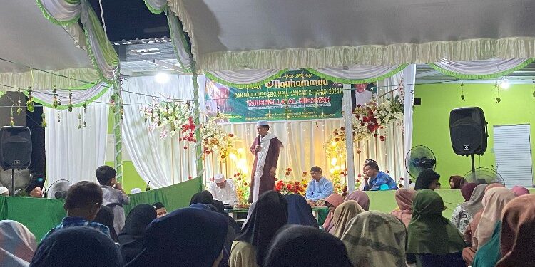 FOTO: DIAN/MATA KALTENG - Peringatan Isra Mikraj di RT 40 Kelurahan Sawahan dan RT 35 Kelurahan Baamang Barat, Kotim.