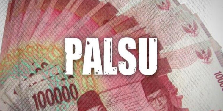 FOTO: MATAKALTENG - Ilustrasi uang palsu.