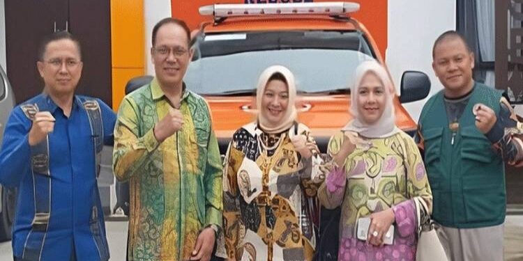 FOTO: MATAKALTENG - Jajaran Komisi C DPRD Palangka Raya, pada saat melakukan studi tiru ke BPBD Kabupaten Banjar.