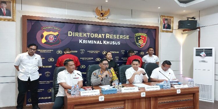 FOTO: RZL/MATAKALTENG - Press release Ditreskrimsus Polda Kalteng.