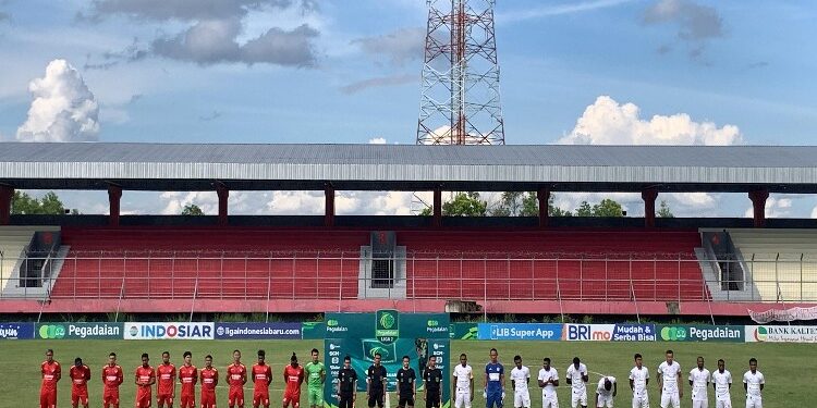 FOTO: MATAKALTENG - Tim Kalteng Putra pada saat melawan Persipura, pada 22 Januari 2024 lalu.