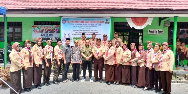 FOTO: DISDIK/MATA KALTENG - Perkemahan Sabtu/Minggu di SDN 1 Bagendang Hulu.