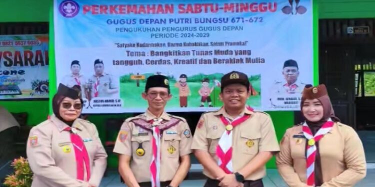 FOTO: DISDIK/MATA KALTENG - Perkemahan Sabtu/Minggu di SDN 1 Bagendang Hulu.