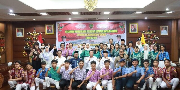 FOTO: MATAKALTENG - Kegiatan Pembinaan Pemuda Remaja Antar Agama.