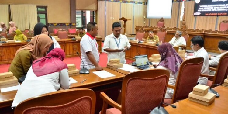 FOTO: DOK/MATA KALTENG - Road show kepatuhan SPT Tahunan bagi ASN di DPRD Kotim belum lama ini.
