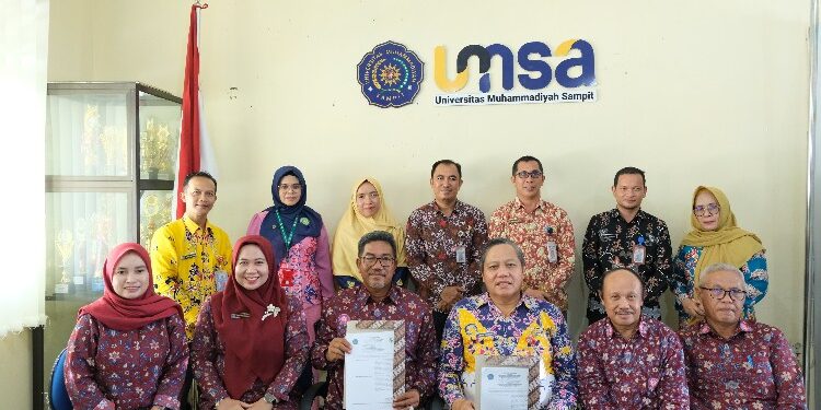 FOTO: DIAN/MATA KALTENG - Pertemuan kerjasama antara Dinkes Kotim dan UMSA, 15 Februari 2024.