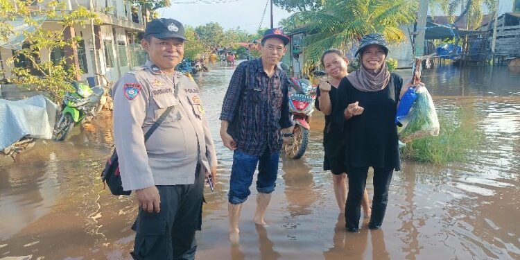 FOTO: KECAMATAN/MATA KALTENG - Banjir yang terjadi di Kecamatan Cempaga Hulu.
