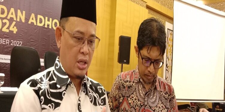 FOTO: MATAKALTENG - Anggota KPU Kalteng, Divisi Sosialisasi Pendidikan Pemilih, Partisipasi Masyarakat dan Sumber Daya Manusia, Harmain.