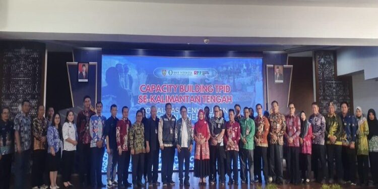 FOTO: MATAKALTENG - TPID Kota Palangka Raya pada kegiatan Capacity Building dan Sosialisasi Penyusunan Pelaporan Kinerja TPID tahun 2023.