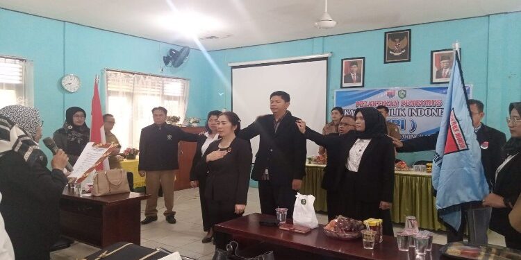 FOTO: DIAN/MATA KALTENG - Pelantikan Pengurus Ikatan Penilik Indonesia (IPI) Kabupaten Kotim periode 2022/2027, 26 Februari 2024.
