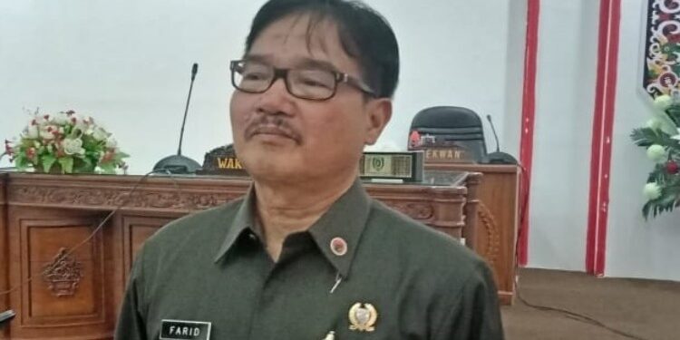 FOTO: MATAKALTENG - Ketua DPRD Barsel, Farid Yusran.