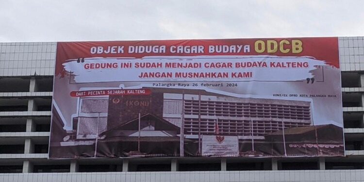 FOTO: MATAKALTENG - Gedung KONI yang akan dijadikan RTH.