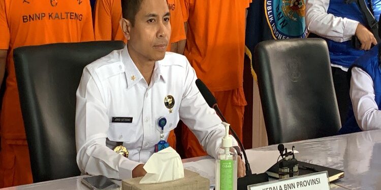 FOTO: RZL/MATAKALTENG - Kepala BNNP Kalteng, Brigjen Pol Joko Setiono.