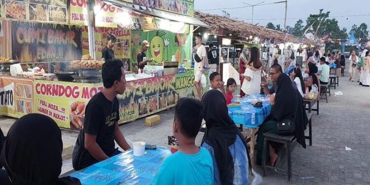 FOTO: DOK/MATA KALTENG - Bazar kuliner yang diselenggarakan di Citimall Sampit beberapa waktu lalu.
