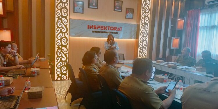 FOTO: MATAKALTENG - Penyusunan Risk Register bagi Perangkat Daerah di lingkungan Pemprov Kalteng Tahun 2024.