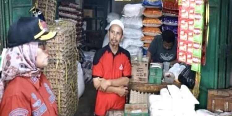 FOTO: MATAKALTENG - Pj Walikota Palangka Raya, Hera Nugrahayu saat melakukan pemantauan pasar.