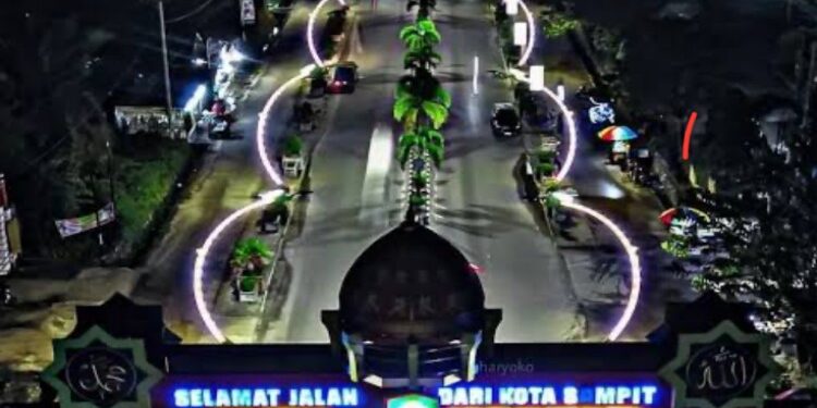 FOTO: IST/MATA KALTENG - Foto udara suasana di Kota Sampit.