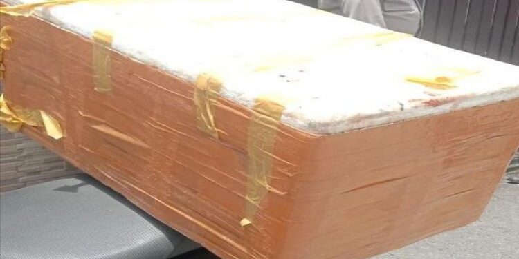 FOTO: IST/MATA KALTENG - Kotak misterius yang berisikan ular.