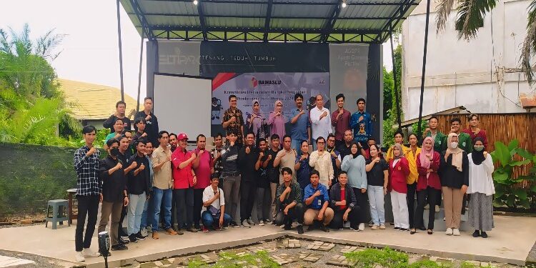 FOTO: MATAKALTENG - Konsolidasi media bersama Bawaslu RI di Palangka Raya.