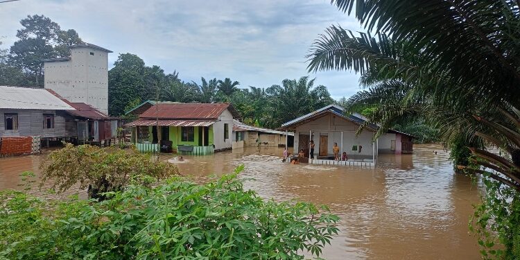 FOTO: DOK/MATA KALTENG - Kondisi Banjir di wilayah Cempaga Hulu beberapa waktu lalu. 