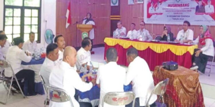 FOTO: IST/MATA KALTENG - Kegiatan Musrenbang di Kecamatan Cempaga pada Rabu 31 Januari 2024 lalu.