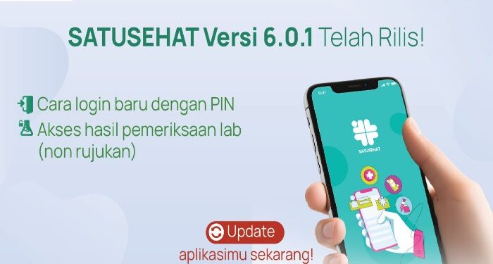 FOTO: IST/MATA KALTENG - Aplikasi Satusehat versi 6.0.1.
