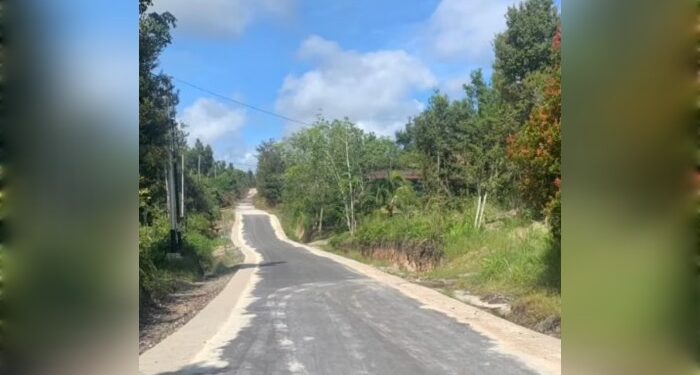 FOTO: DPU GUMAS/MATA KALTENG - Kondisi Jalan Pierre Tandean III yang sudah diaspal, Minggu, 17 Maret 2024.