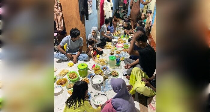 FOTO: DIAN/MATA KALTENG - Acara buka puasa bersama keluarga besar di Jalan DI Panjaitan.